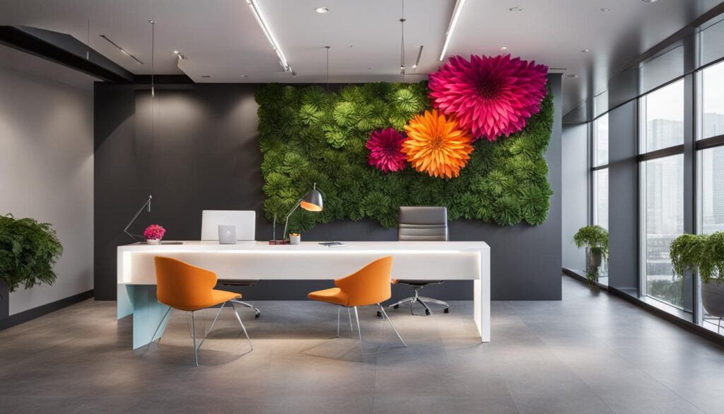Floral Art in Office Spaces: Boosting Productivity