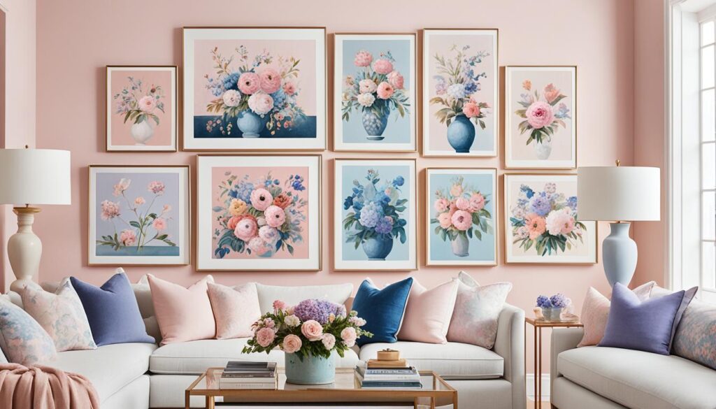 Floral Gallery Wall