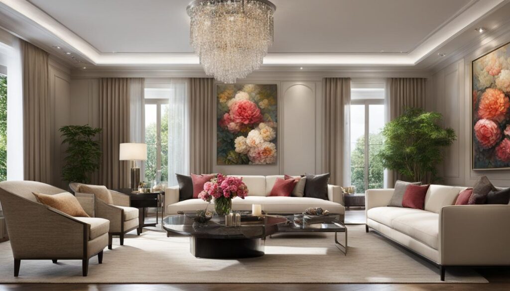 Floral Paintings as Focal Points in Interior Design