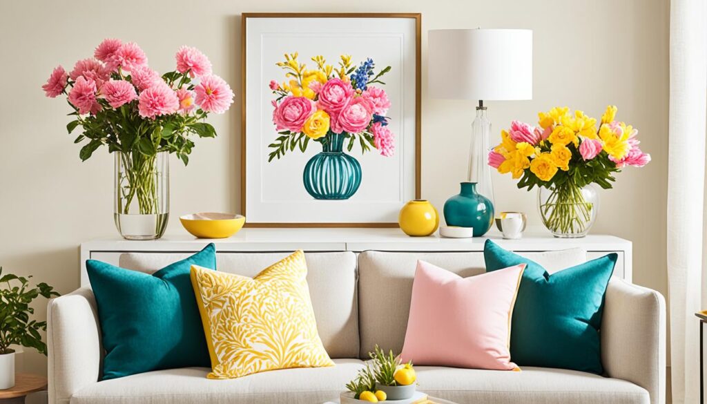 Pairing Floral Art with Wall Colors
